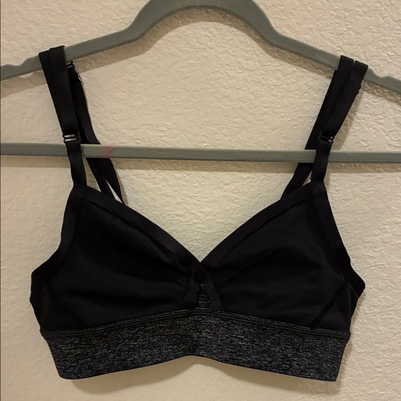 lululemon athletica Tops - Lululemon Athletica Black and Gray Bra